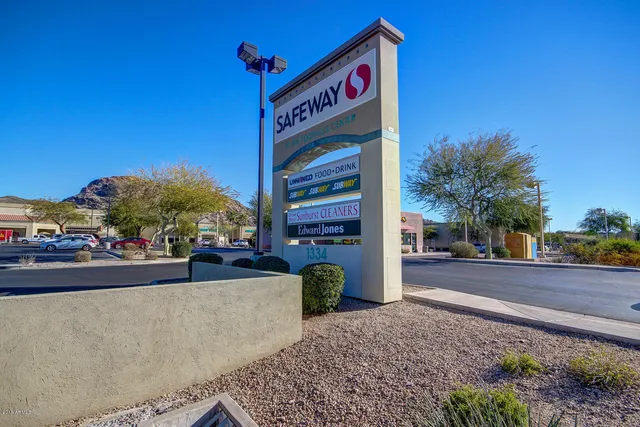 a front view of a building with glass windows