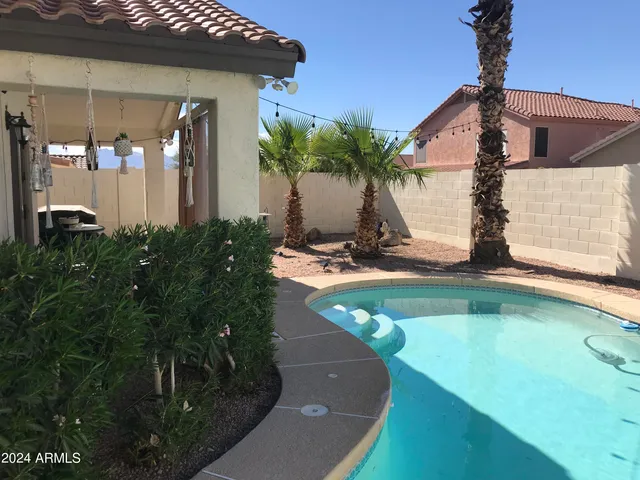a view of a house with pool