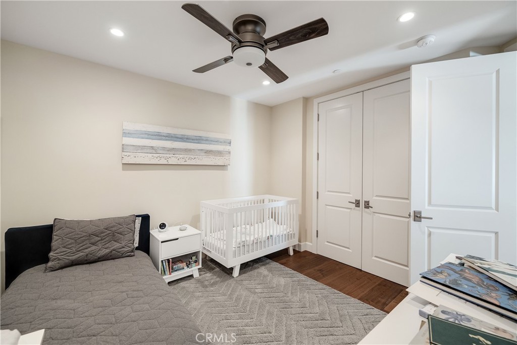124 23rd Street Manhattan Beach, CA 90266 - Photo 37 of 46 a living room with furniture and a ceiling fan