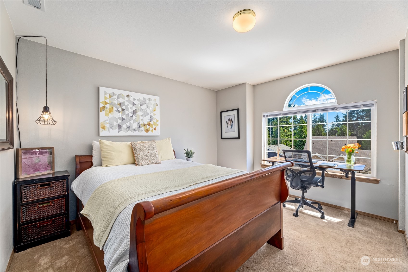 17716 8th Place West Bothell, WA 98012 - Photo 16 of 27 a bed room with a bed and a window