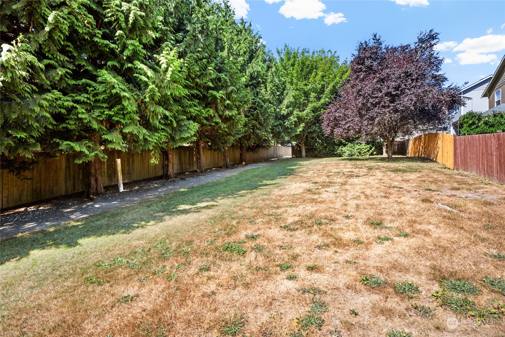 17716 8th Place West Bothell, WA 98012 - Photo 22 of 27 a backyard of a house with lots of green space