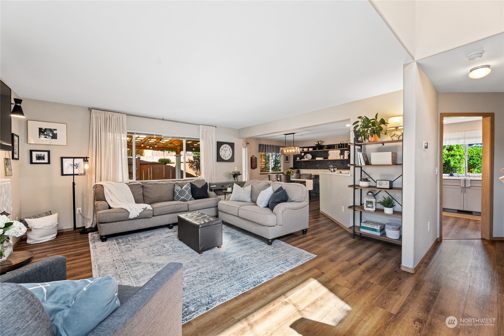 17716 8th Place West Bothell, WA 98012 - Photo 3 of 27 a living room with furniture and wooden floor