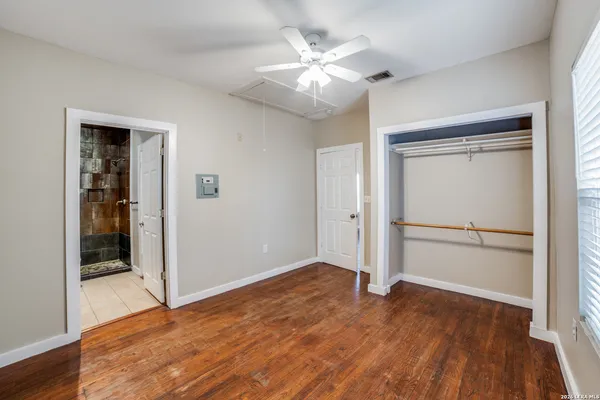 wooden floor in an empty room