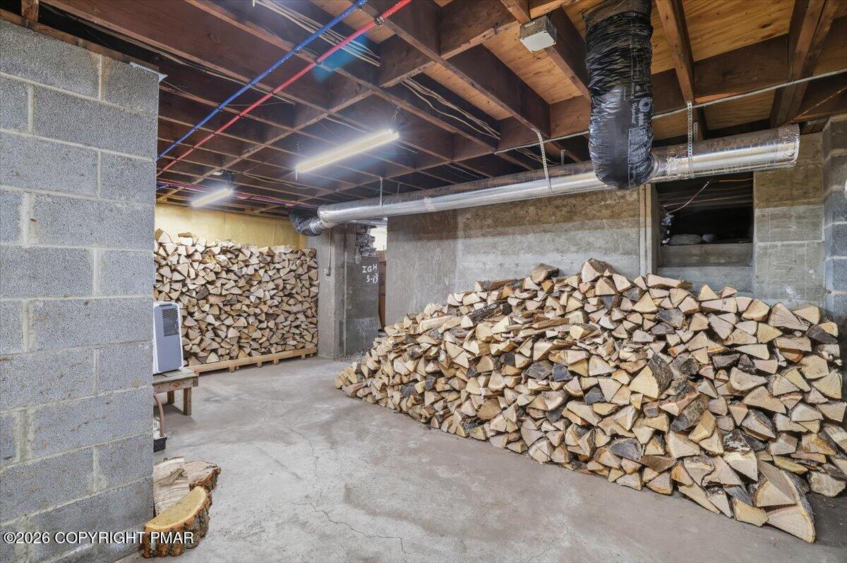 3318 Spruce Cabin Road Cresco, PA 18326 - Photo 53 of 97 Basement Wood storage