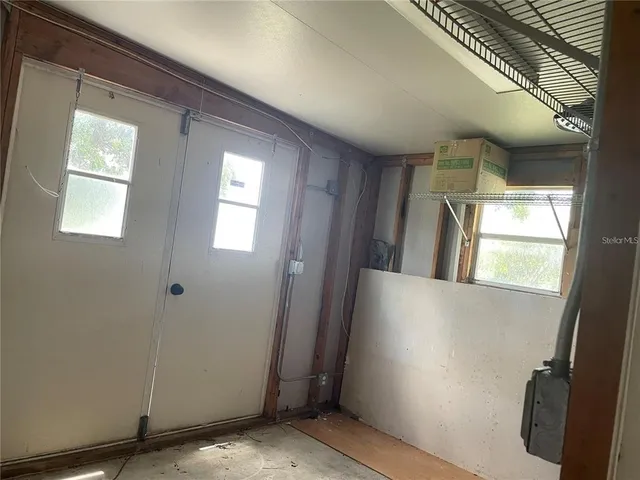 a view of an entryway