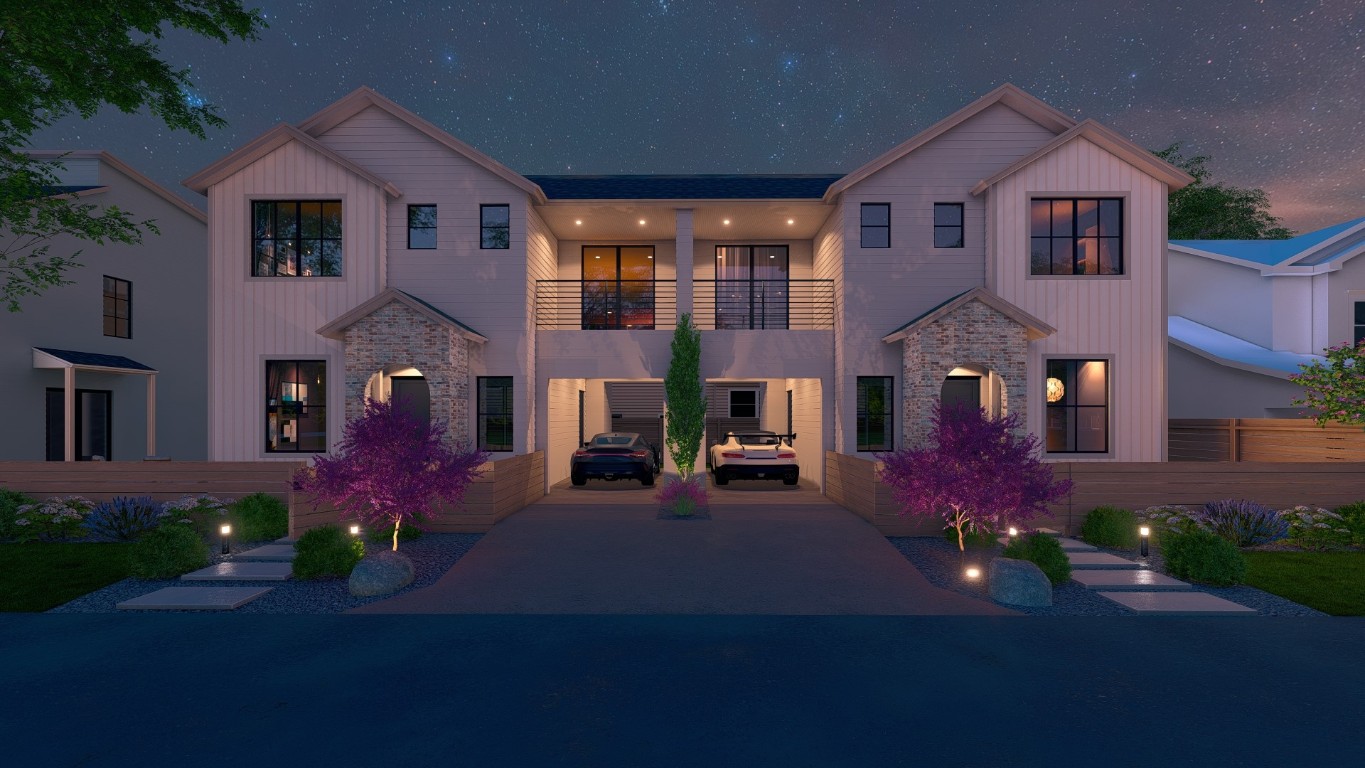 408 Linden Street, Unit A Austin, TX 78702 - Photo 5 of 8 front view of a house with a yard