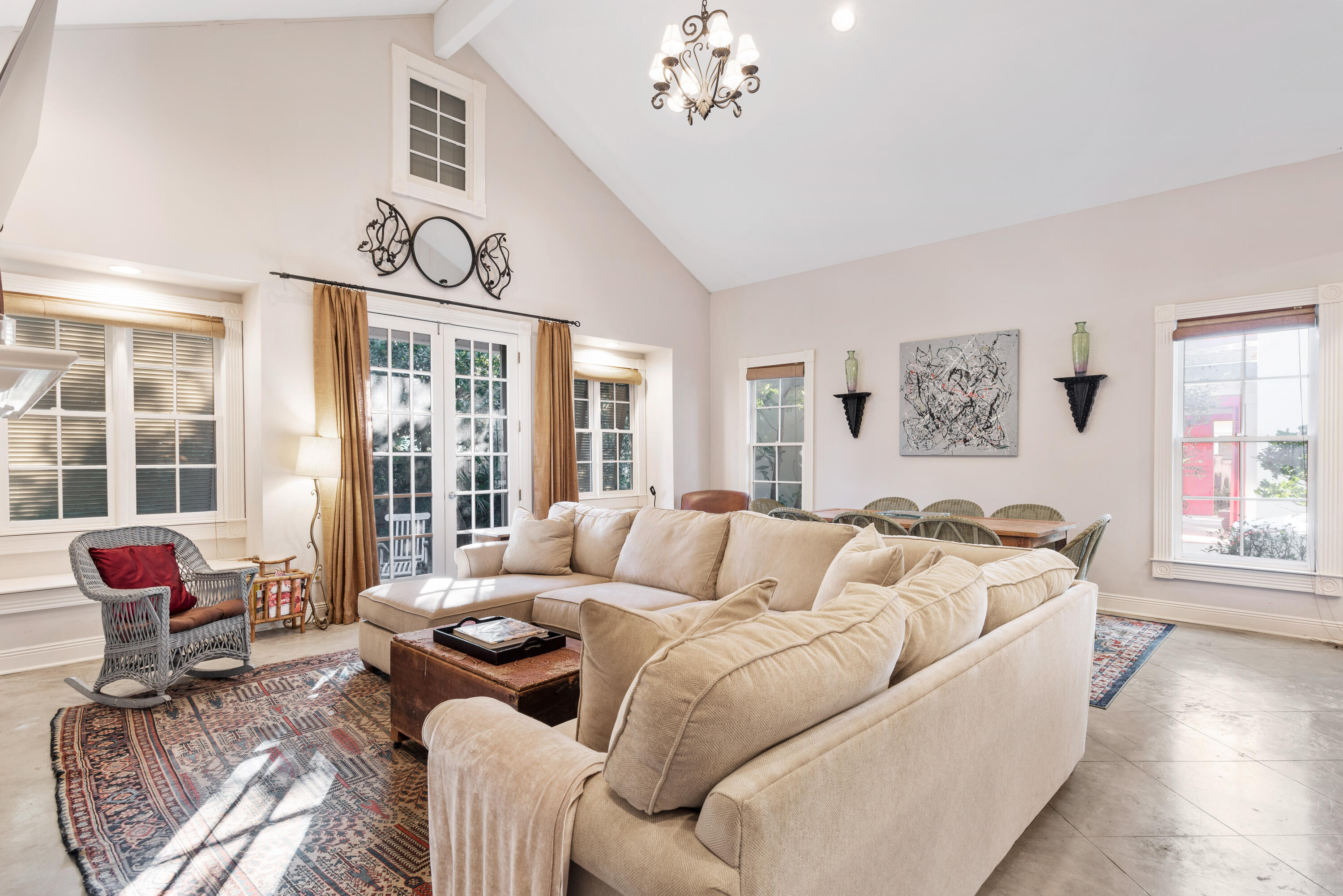 51 Rue Caribe Miramar Beach, FL 32550 - Photo 15 of 41 a living room with furniture and a large window