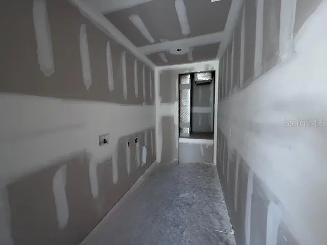 a view of an empty room