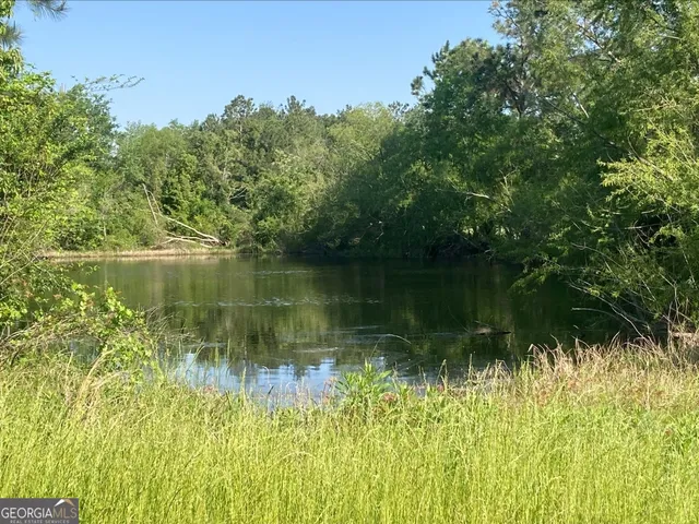 a view of lake with mountain