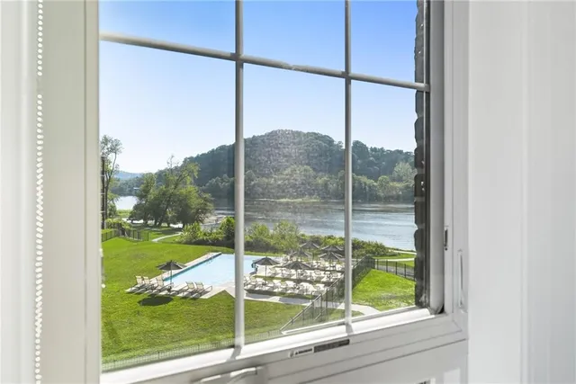 a view of a room and a porch