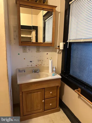 a utility room with a sink