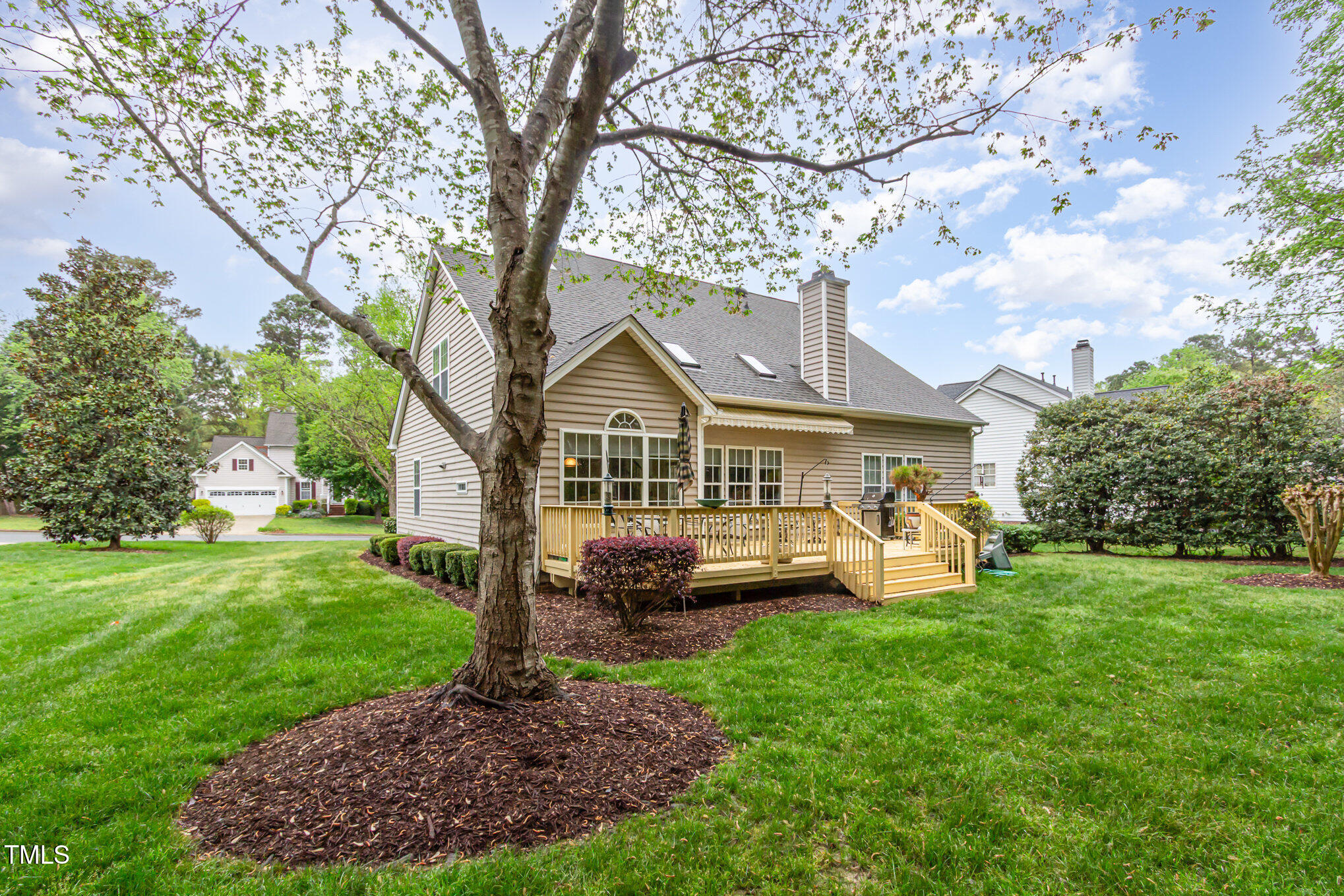 401 Stinhurst Drive Durham, NC 27713 - Photo 36 of 39 a front view of a house with garden