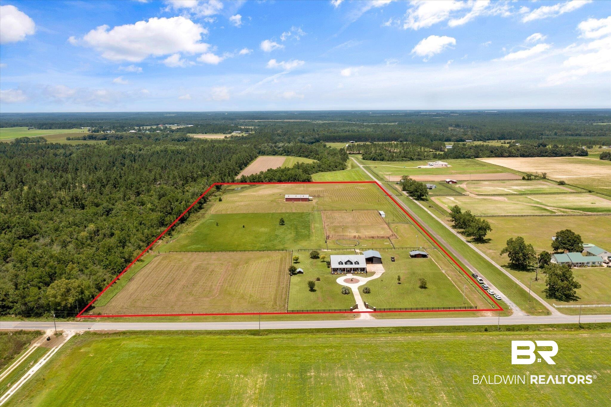 26513 County Road 32 Elberta, AL 36530 - Photo 39 of 47 Aerial from CR 32