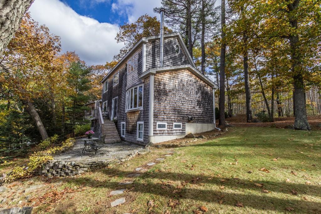 Side view of main house