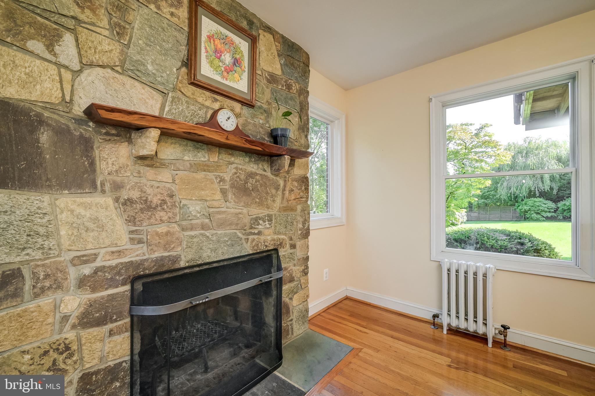 5 Lee Street Gaithersburg, MD 20877 - Photo 19 of 90 Stone Wood Burning Fireplace Dining Room