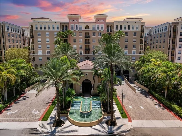 a view of a city with tall buildings