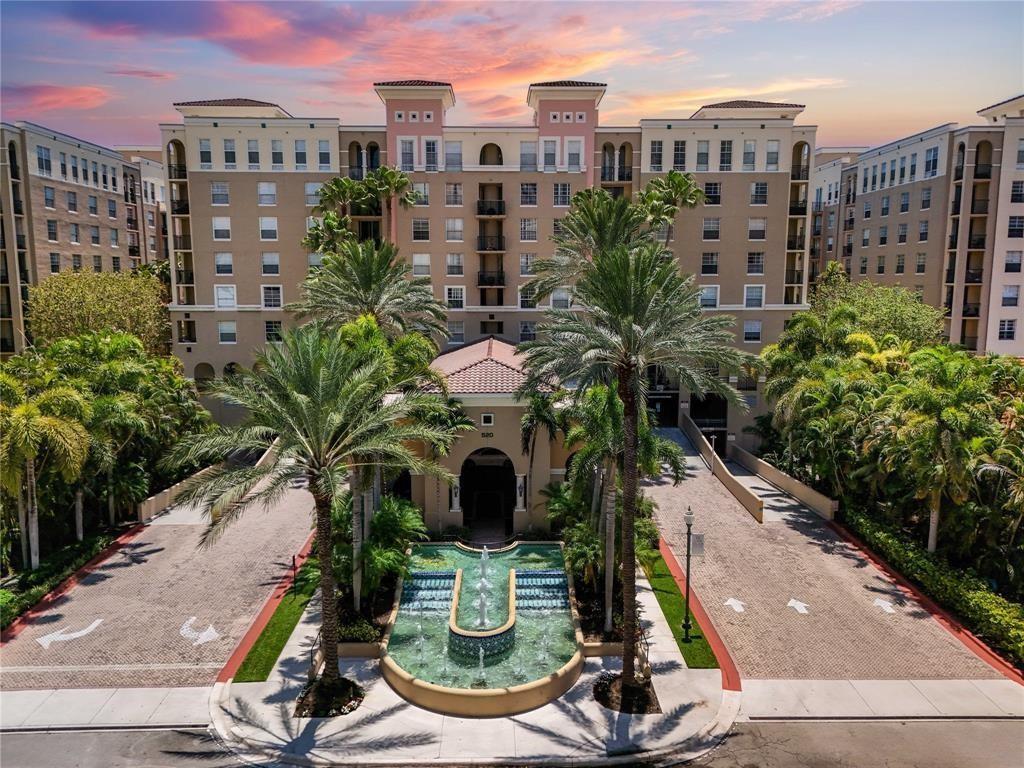 a view of a city with tall buildings