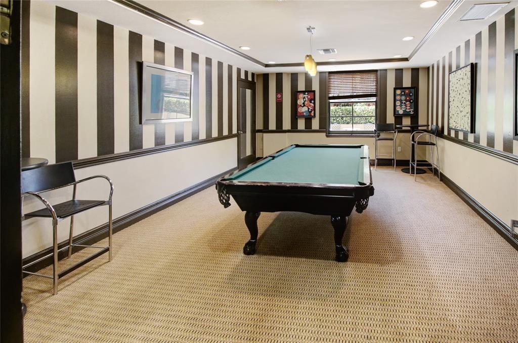 520 Southeast 5th Avenue, Unit 2605 Fort Lauderdale, FL 33301 - Photo 38 of 38 a room with pool table and windows