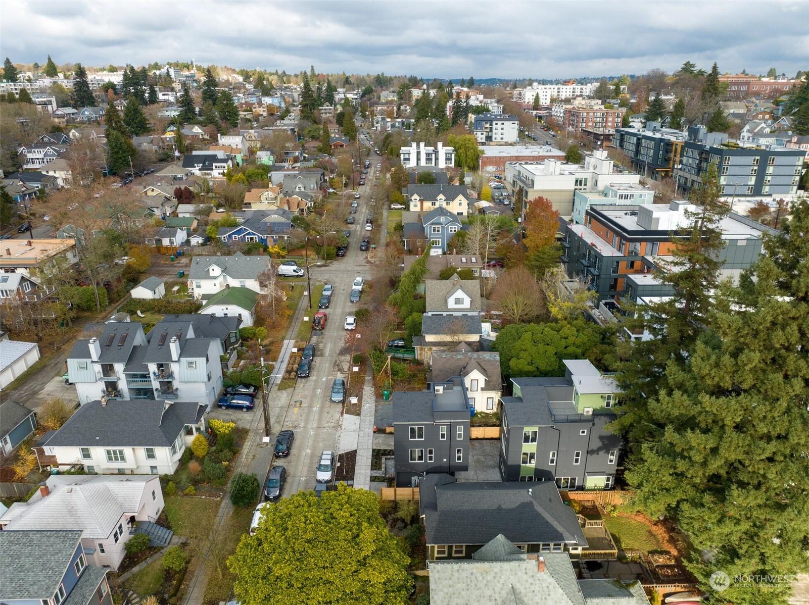 4024 Midvale Avenue North Seattle, WA 98103 - Photo 24 of 26 an aerial view of multiple house