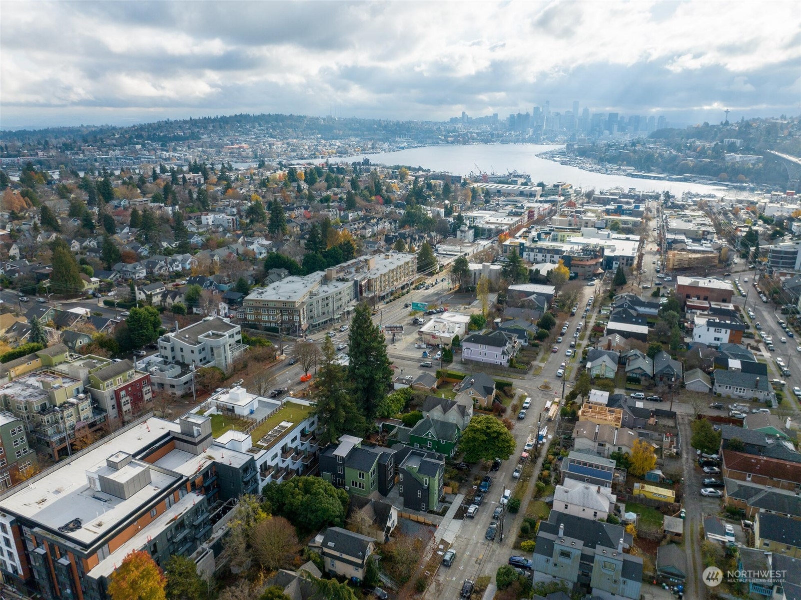 4024 Midvale Avenue North Seattle, WA 98103 - Photo 26 of 26 an aerial view of multiple house