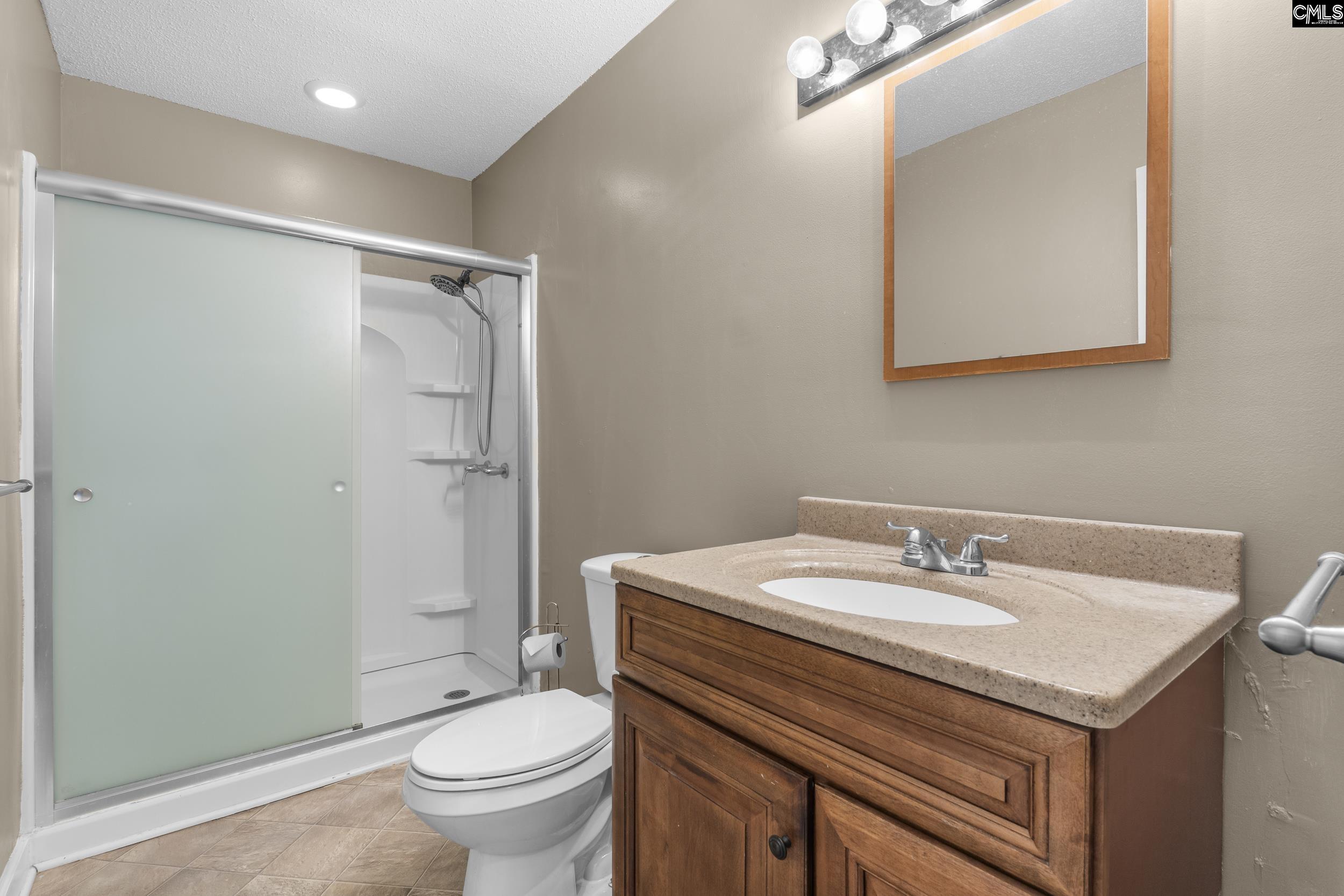 548 Eskie Dixon Road Elgin, SC 29045 - Photo 21 of 27 a bathroom with a sink toilet and a mirror