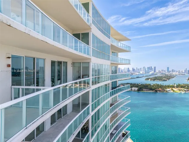 a view of a city with tall buildings