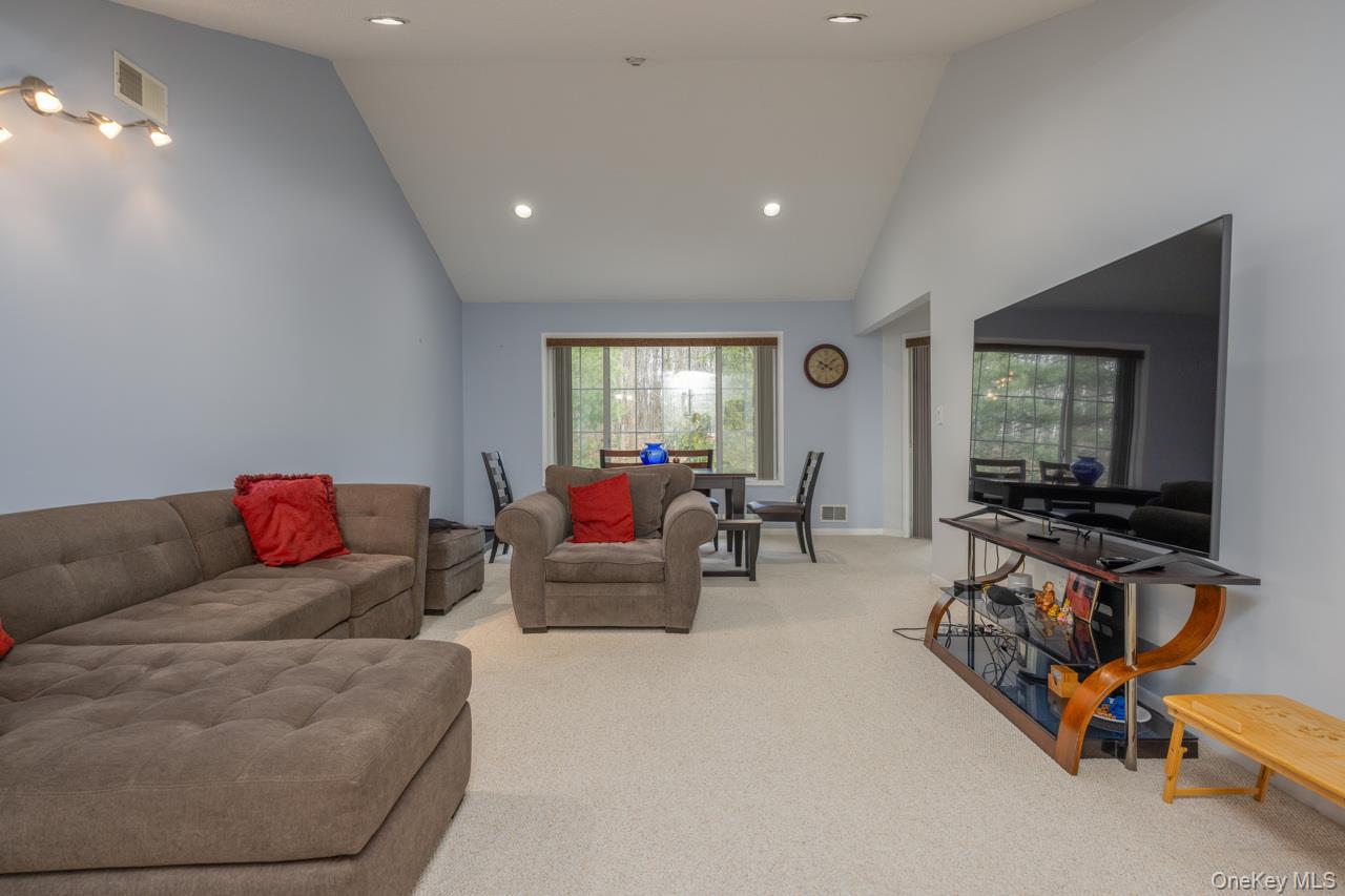 42 Eagle Ridge Way Nanuet, NY 10954 - Photo 6 of 30 Open Concept Living room with Cathedral ceilings and Hi-hats