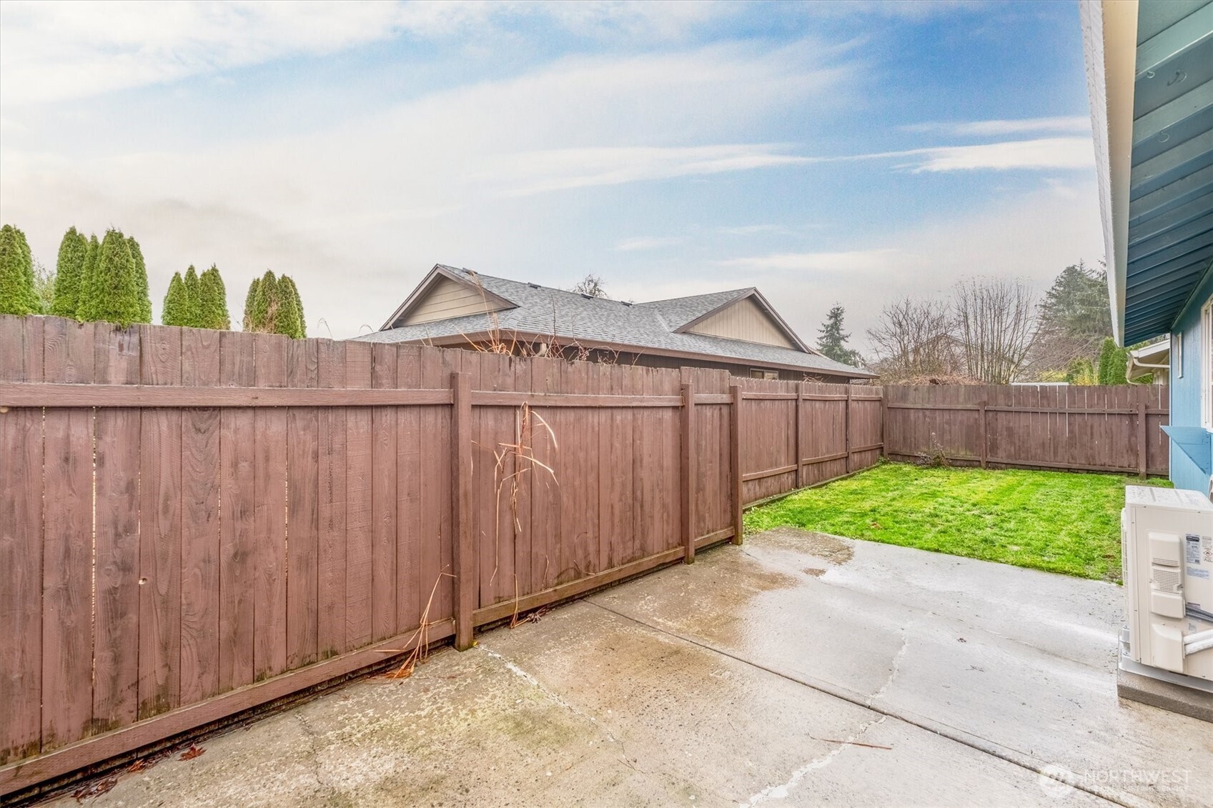 107 Mission Road Kelso, WA 98626 - Photo 32 of 32 a view of a backyard with wooden fence