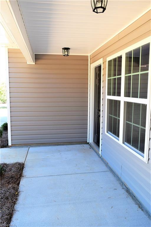 Covered front porch