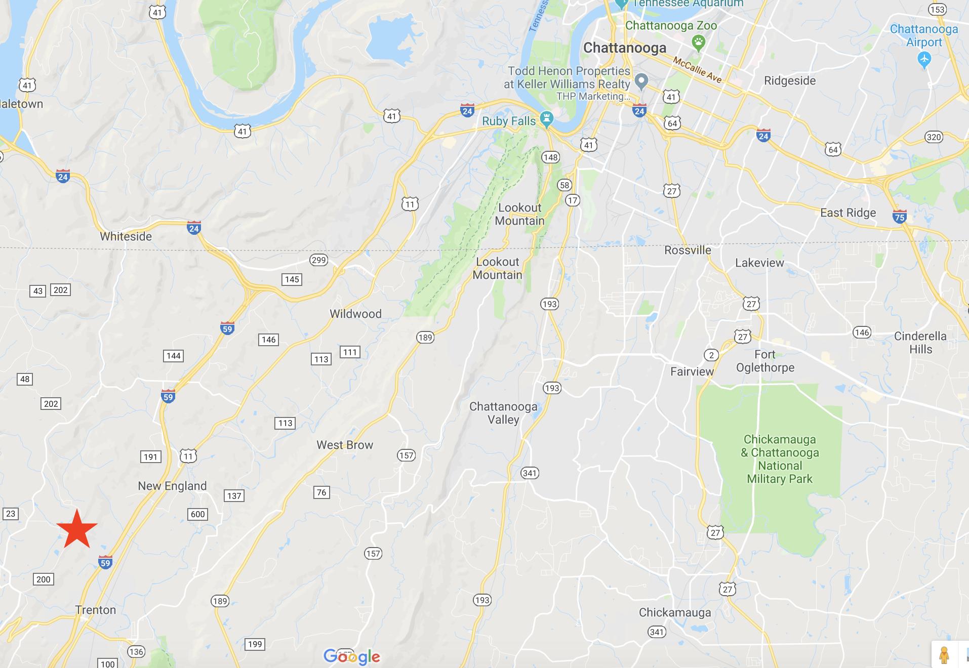 2468 Brow Road Trenton, GA 30752 - Photo 10 of 39 Map