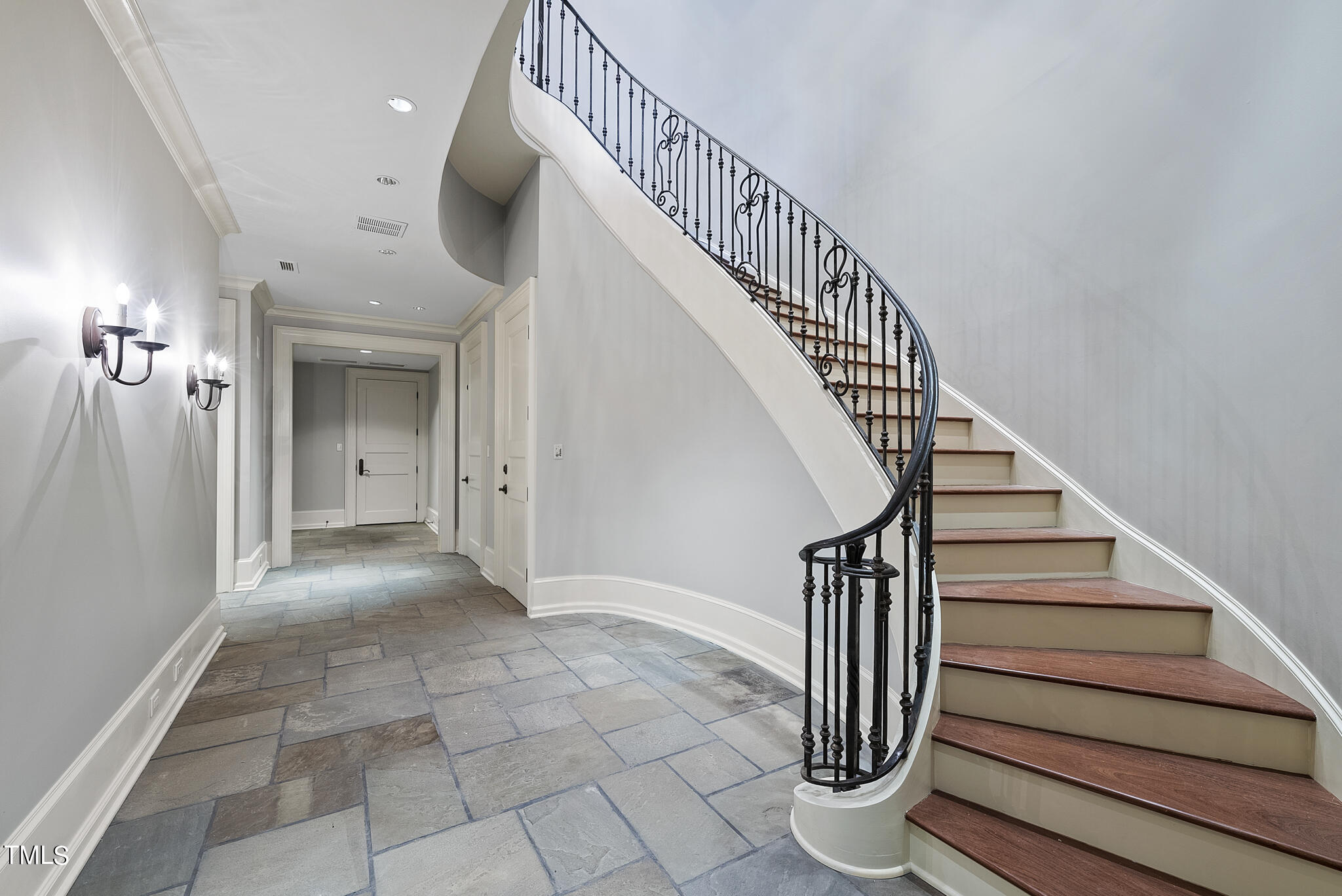 3319 White Oak Road Raleigh, NC 27609 - Photo 35 of 47 a view of entryway and hall with wooden floor