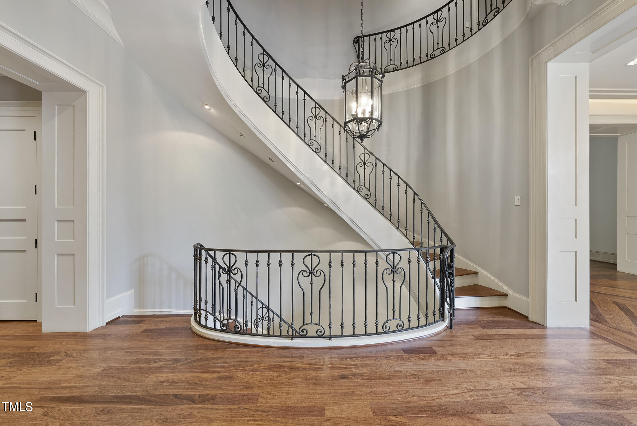 3319 White Oak Road Raleigh, NC 27609 - Photo 9 of 47 a view of entryway with wooden floor