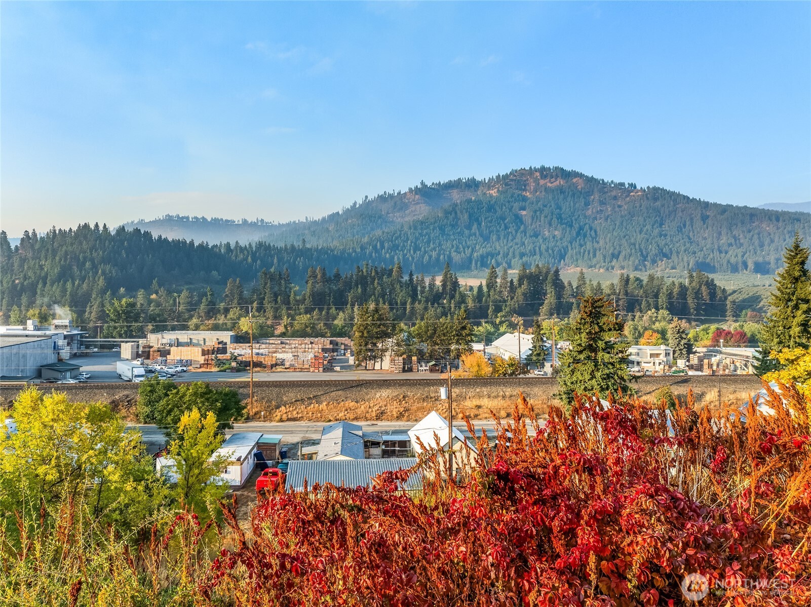 16 High Street Peshastin, WA 98847 - Photo 3 of 10 a view of a lake with a mountain in the background