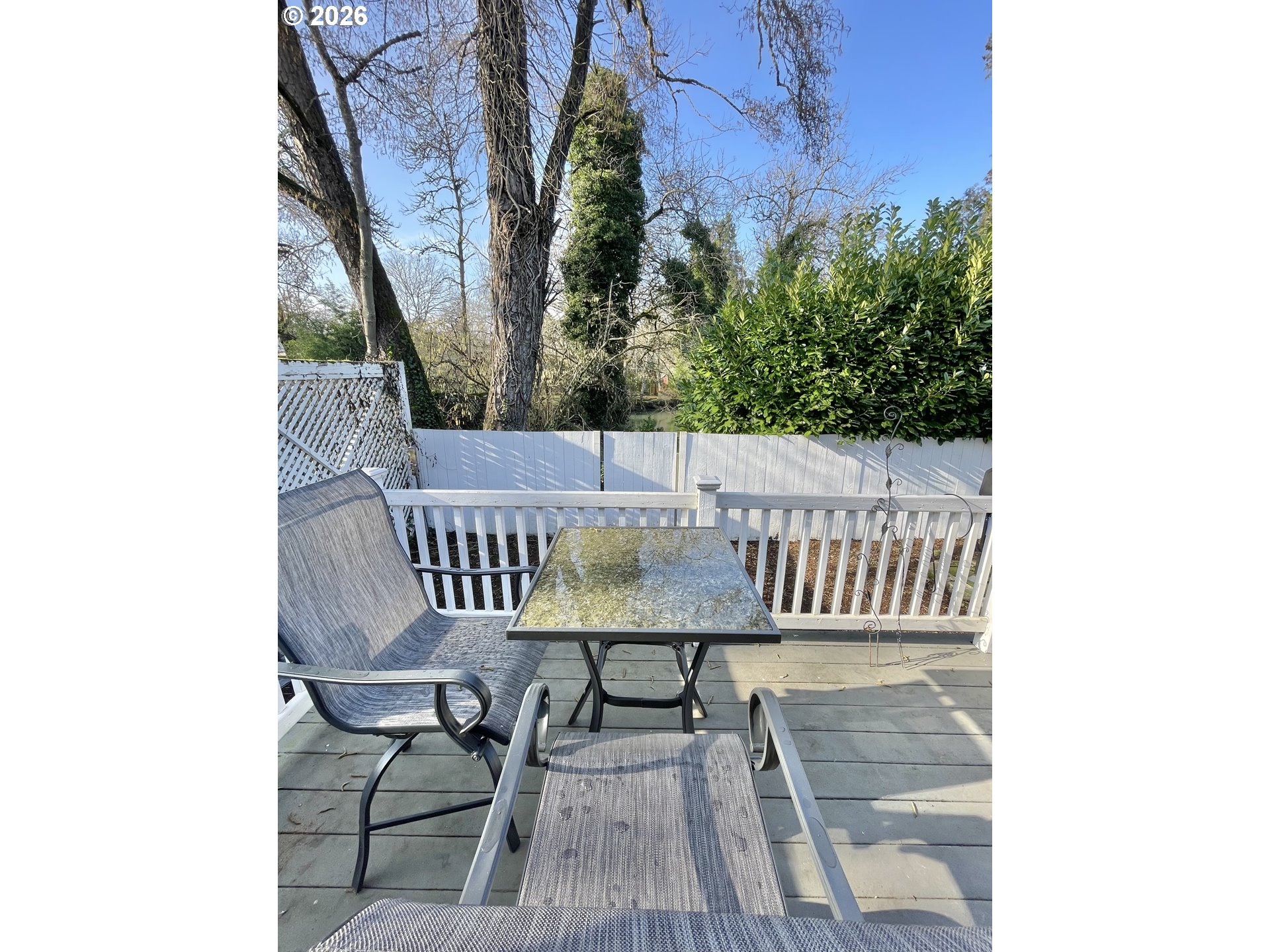 135 Wander Way Southeast Salem, OR 97301 - Photo 33 of 36 a view of balcony with wooden floor and outdoor seating