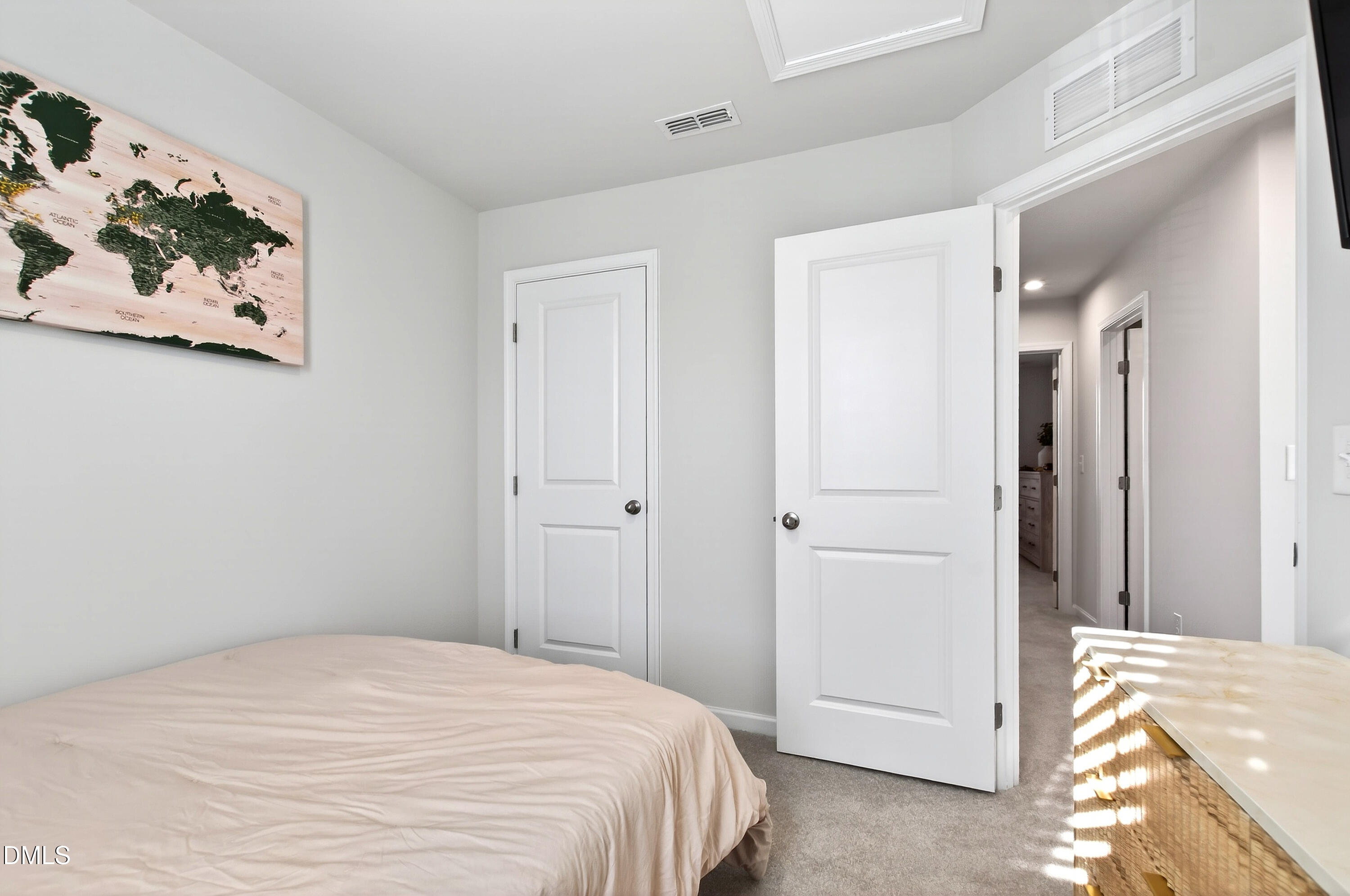 4629 Great Egret Way Raleigh, NC 27616 - Photo 24 of 48 a bedroom with a bed and a painting on the wall