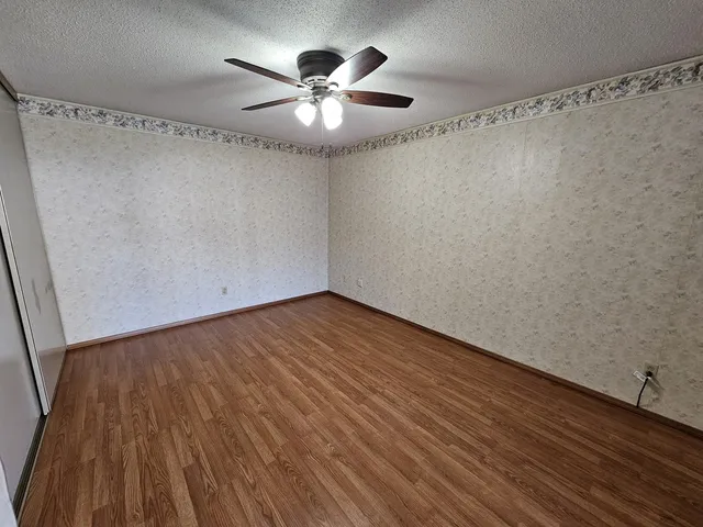 wooden floor in an empty room