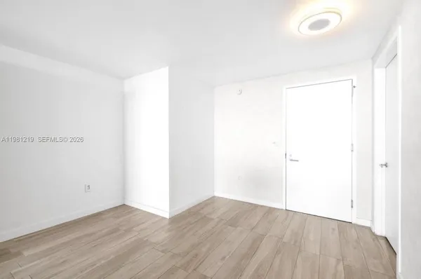 a view of an empty room