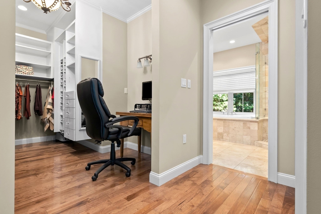 10 Pine Plain Road Georgetown, MA 01833 - Photo 18 of 42 a view of a workspace with furniture and a window