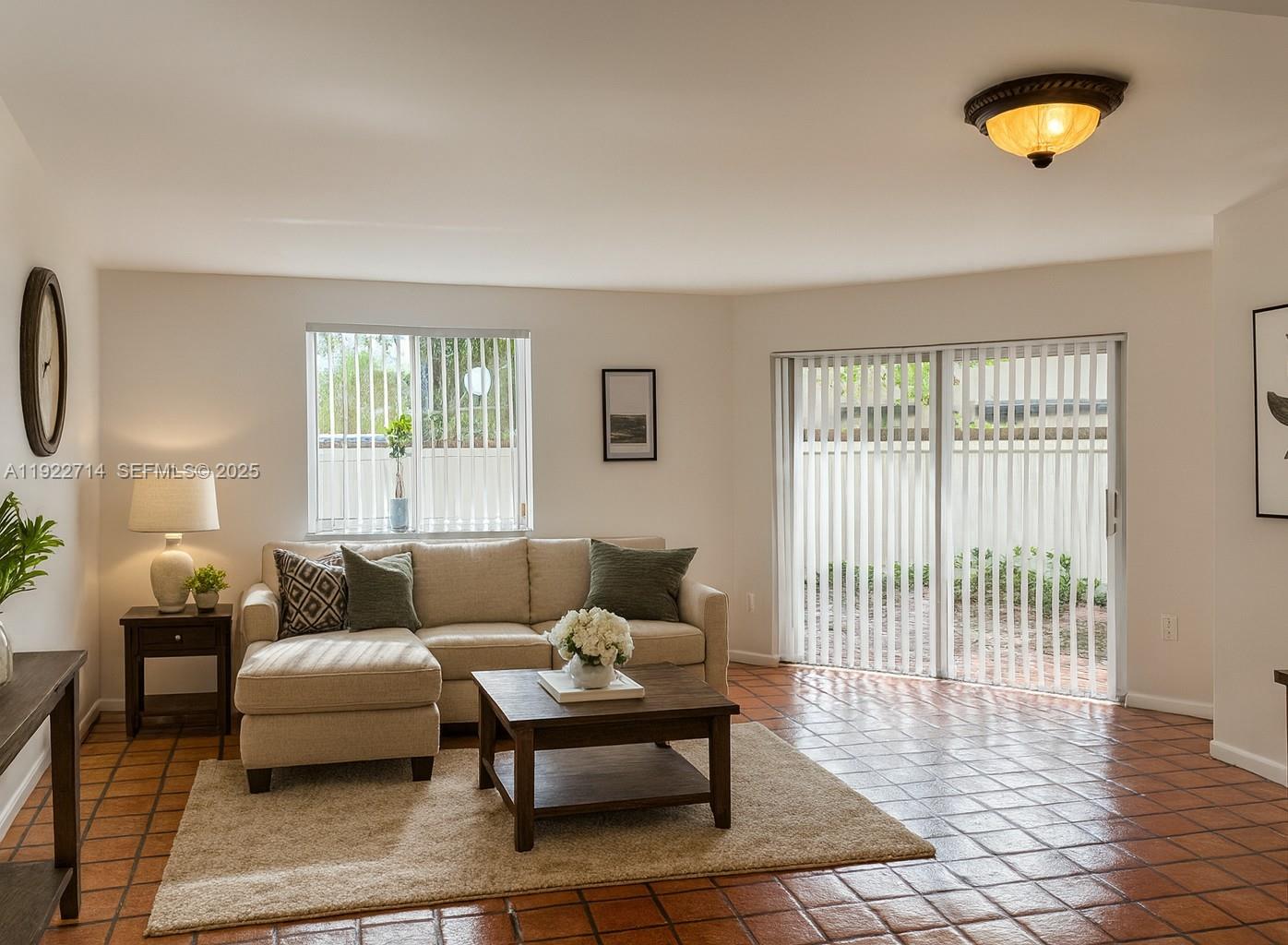 AI Staged Living Room