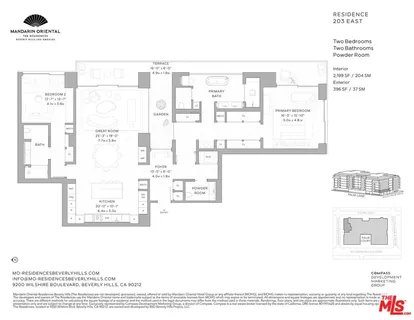 $4,995,000 | 9200 Wilshire Boulevard, Unit 203E, Beverly Hills, CA 90212