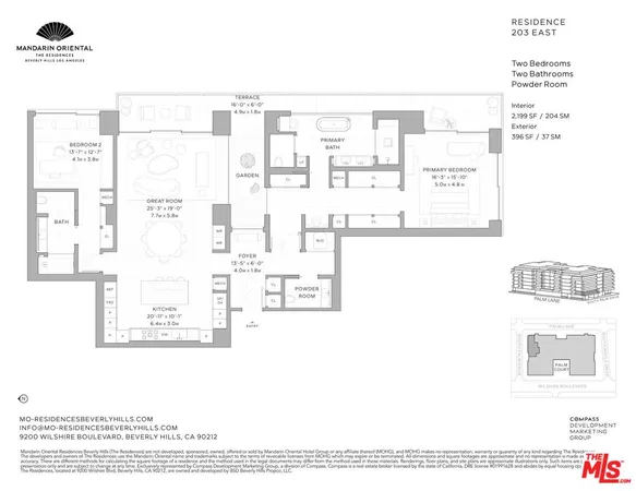 $4,995,000 | 9200 Wilshire Boulevard, Unit 203E, Beverly Hills, CA 90212