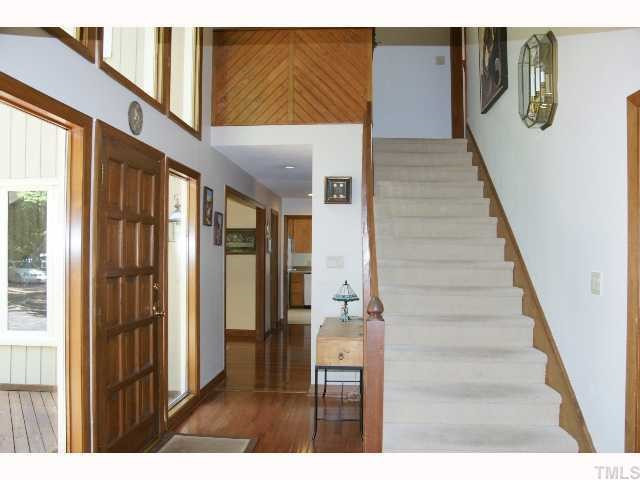 10921 Bridle Lane Raleigh, NC 27614 - Photo 3 of 12 BRIGHT FOYER WITH LOTS OF WOOD