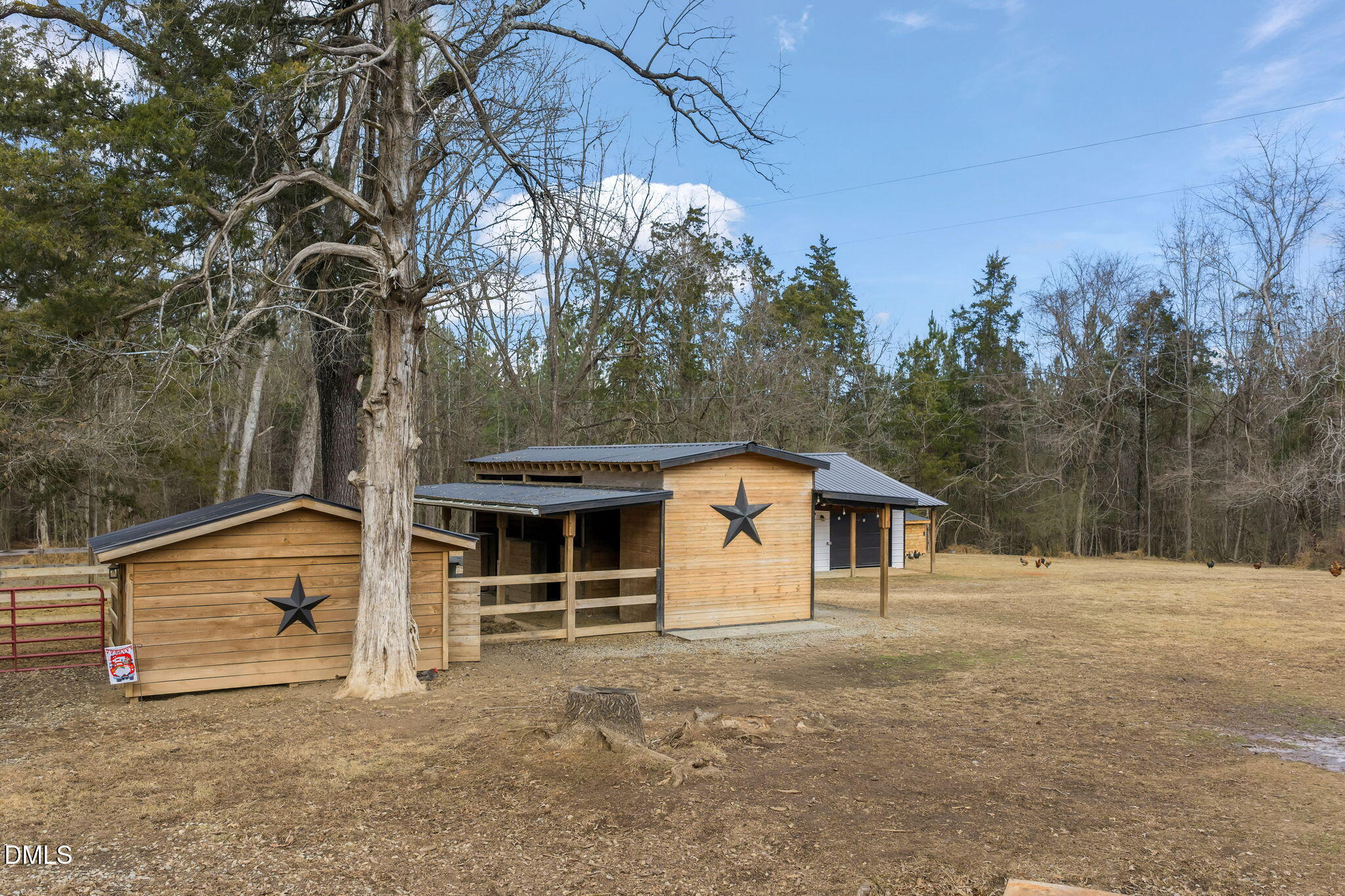 2822 Little River Church Road Hurdle Mills, NC 27541 - Photo 3 of 61 2.5 Stall Barn + Chicken Coops