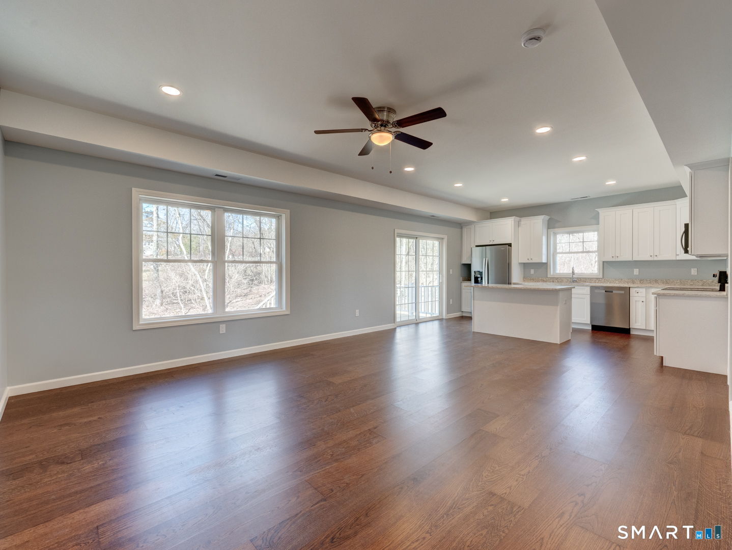 28 Goodell Road Stafford, CT 06076 - Photo 7 of 40 a view of an empty room with wooden floor and a window