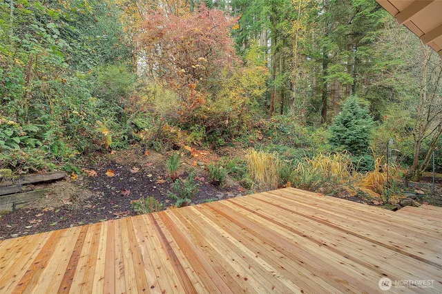 a view of a backyard of the house