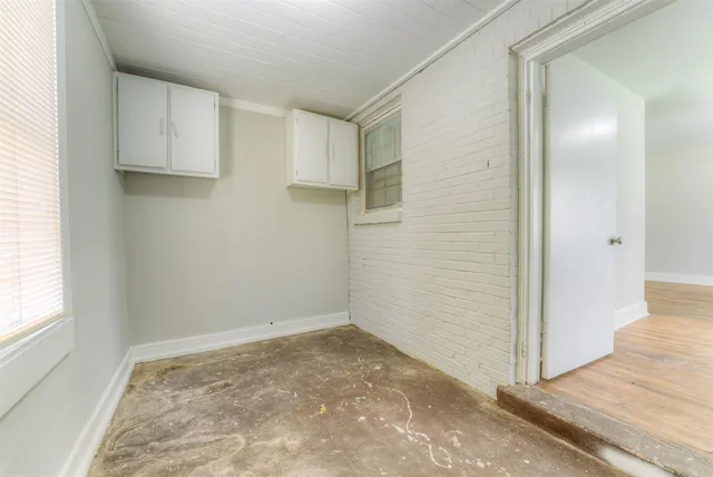 wooden floor in an empty room
