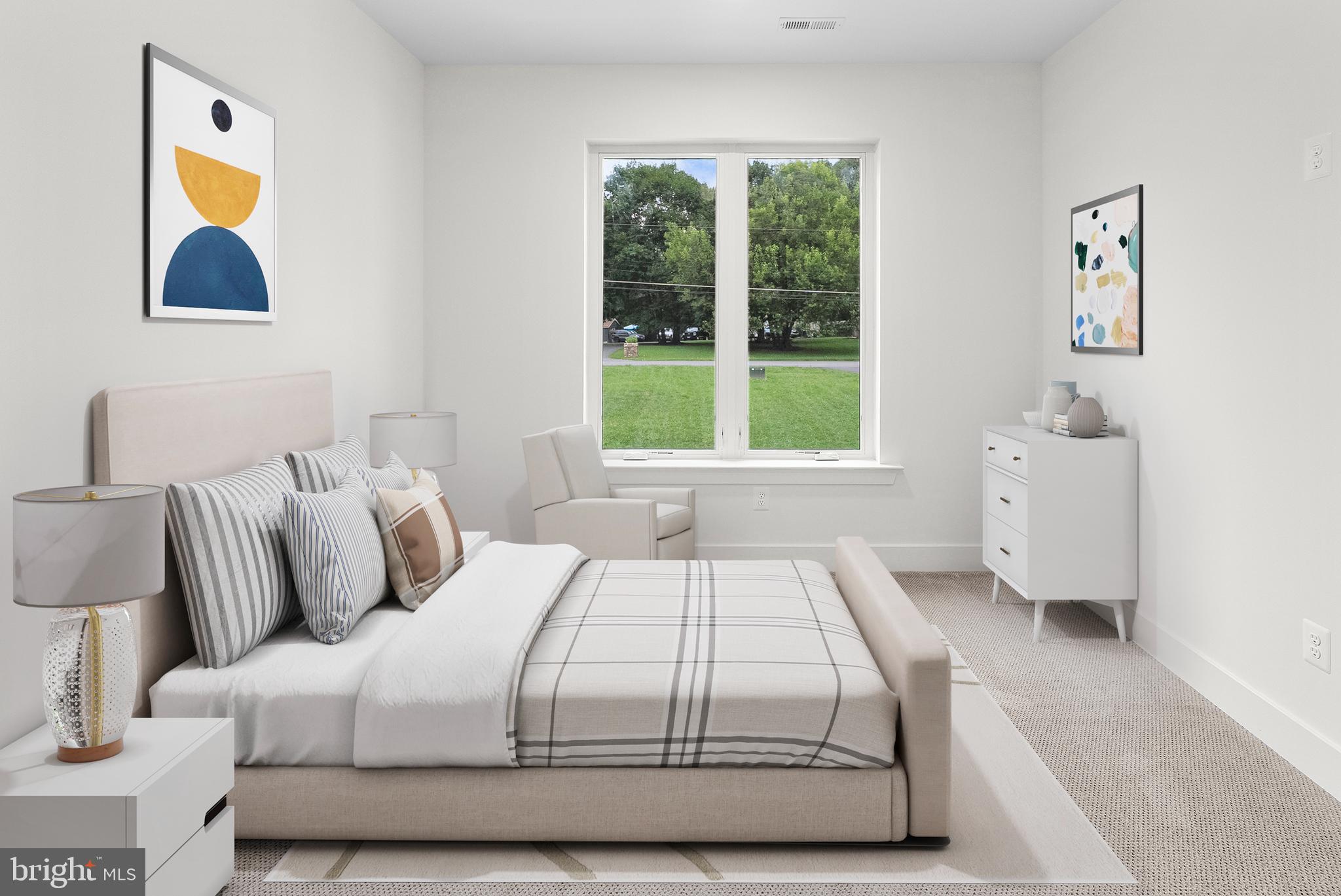 1321 Nicodemus Road Reisterstown, MD 21136 - Photo 11 of 30 a bedroom with a bed and a large window