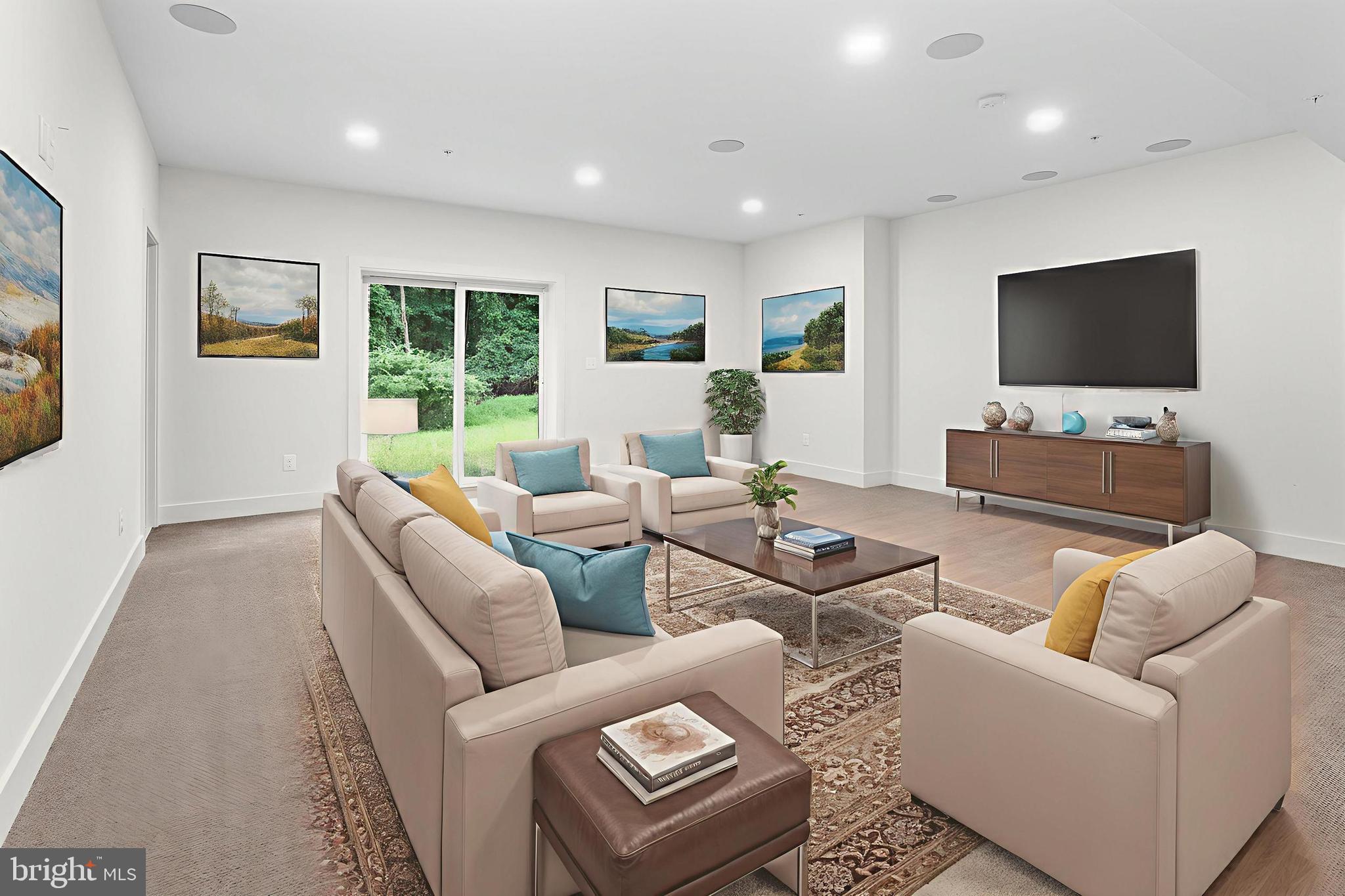1321 Nicodemus Road Reisterstown, MD 21136 - Photo 25 of 30 a living room with furniture and a flat screen tv