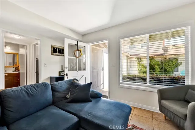a view of two chairs in patio