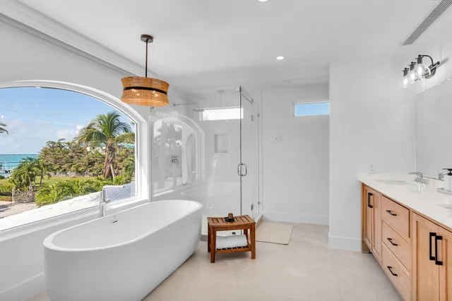 a view of a city from a balcony